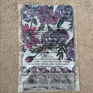 Vera Bradley Soft Fringe Scarf in Lavender Meadow